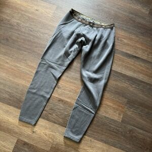 First Lite Furnace Bottoms Base Layer Men's Sz XL Grey Solid